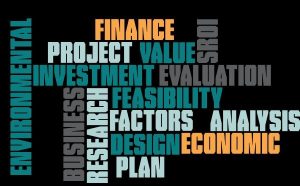 Funding consultant services Evaluation word cloud